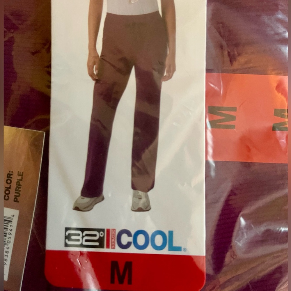NWT! 32 Degrees Women's Cool Purple Active Flare Pant
